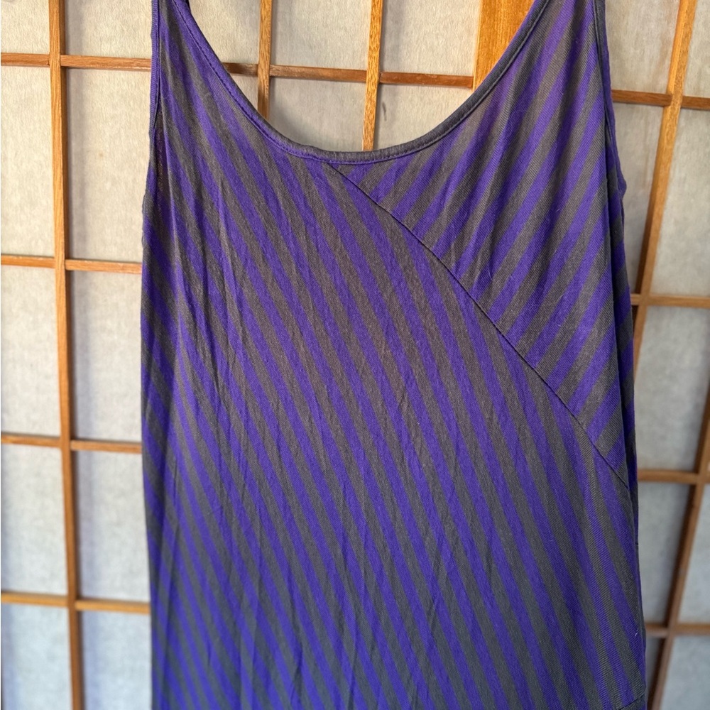 Xhilaration Blue and Purple Maxi Slip Dress